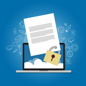 内容安全文件保护文档文件锁定禁止的保密安全加密照片