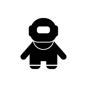 象形文字的潜水员图标.白色背景上的黑色图标照片