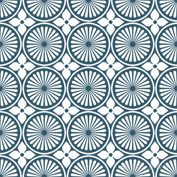 无缝复古摩洛哥图案背景