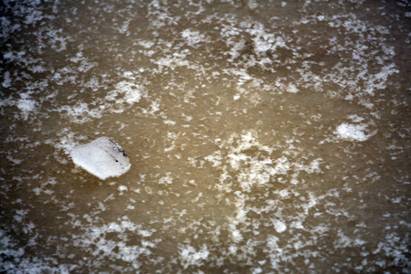 蒙特利尔人行道上的雪图片