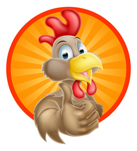 快乐的活着快乐卡通鸡照片