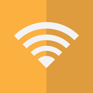 无线网络符号的 wifi 图标，矢量图