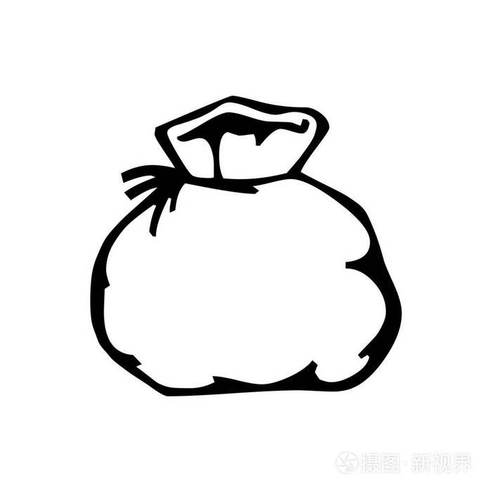 钱袋子图标插画-正版商用图片0psg6q-摄图新视界