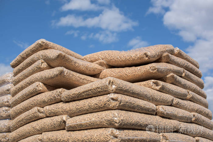 堆积塑料袋堆与生物量