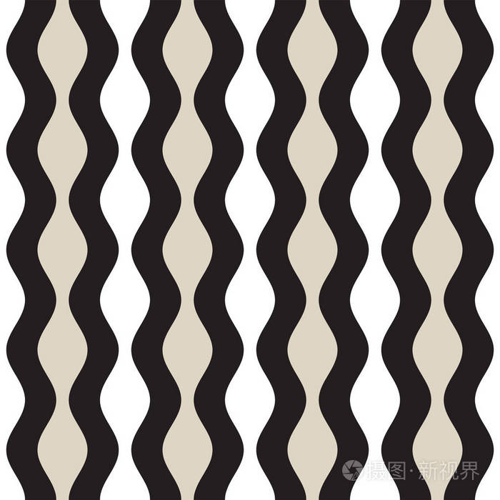 优雅的波纹条纹设计插画-正版商用图片0psthq-摄图新视界