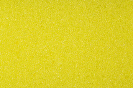 黄色的海绵宏观背景