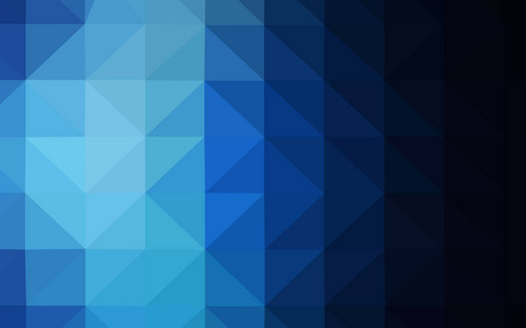 深蓝色矢量多边形抽象背景。带有三角形的现代抽象插图。背景纹理图案