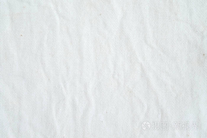 满脸皱纹的白色棉帆布面料纹理背景wallpap