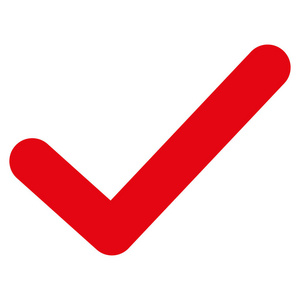 投票适用好打勾平面矢量图标照片