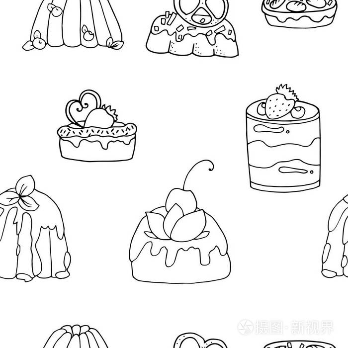 素描风格中的单色矢量插图插画-正版商用图片0ptgup-摄图新视界