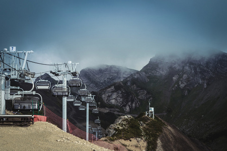 电缆车去山