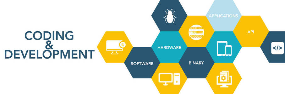 编码与发展图标概念