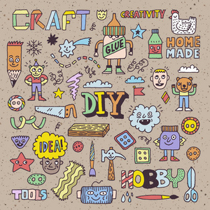 手绘diy图片-手绘diy素材-手绘diy插画-摄图新视界