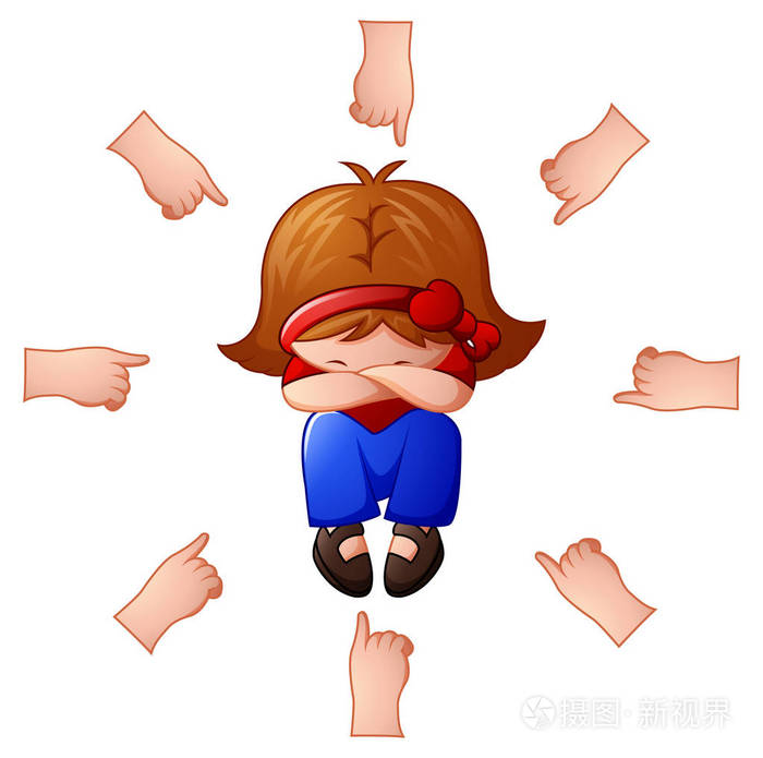 被指控用手指指着她的小女孩