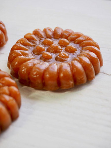 韩国传统糖果 Yakgwa, 蜂蜜曲奇