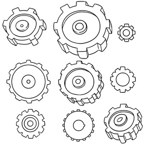 向量集的齿轮