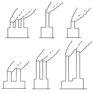 向量集的工业建筑图片