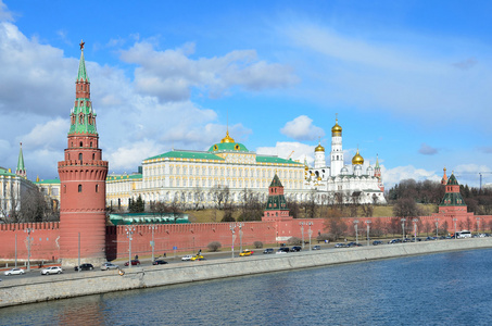 在莫斯科，俄罗斯克里姆林宫