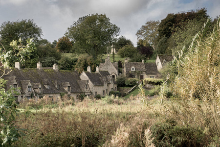 Bibury, 科茨沃尔德, 阿灵顿排英格兰的村庄