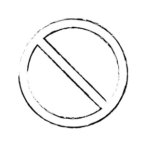禁止圆形标志