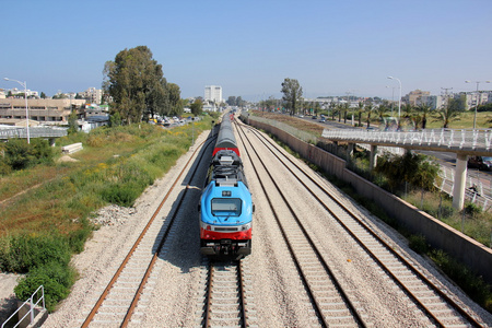 以色列铁路铁路和火车照片