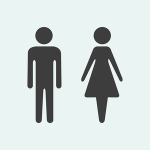 男人和女人的图标