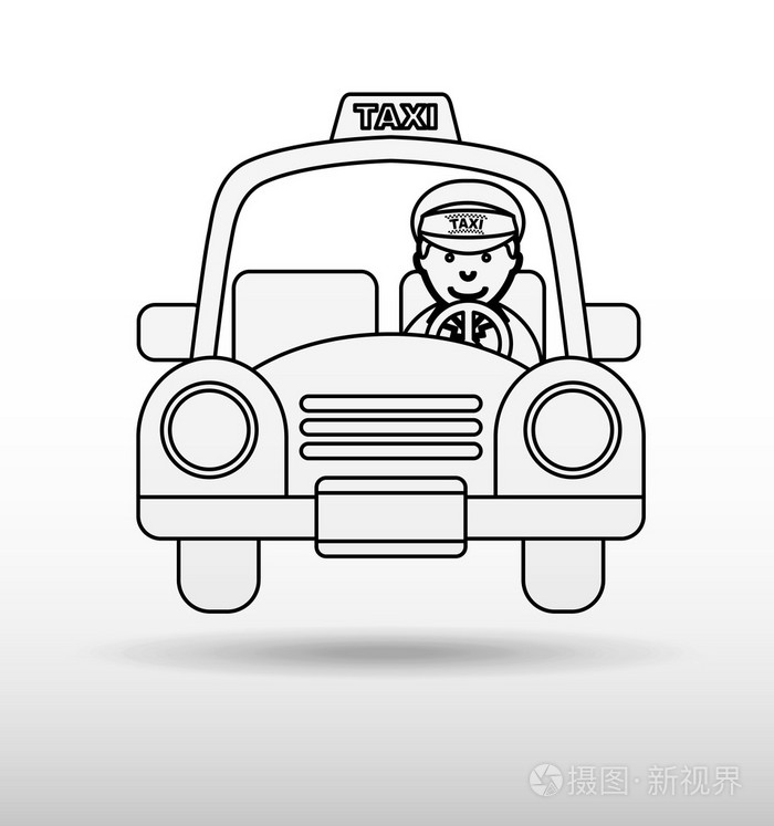 的士服务设计插画-正版商用图片0pvsvm-摄图新视界