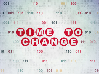 时间概念: 时间数字纸张背景上的变化照片