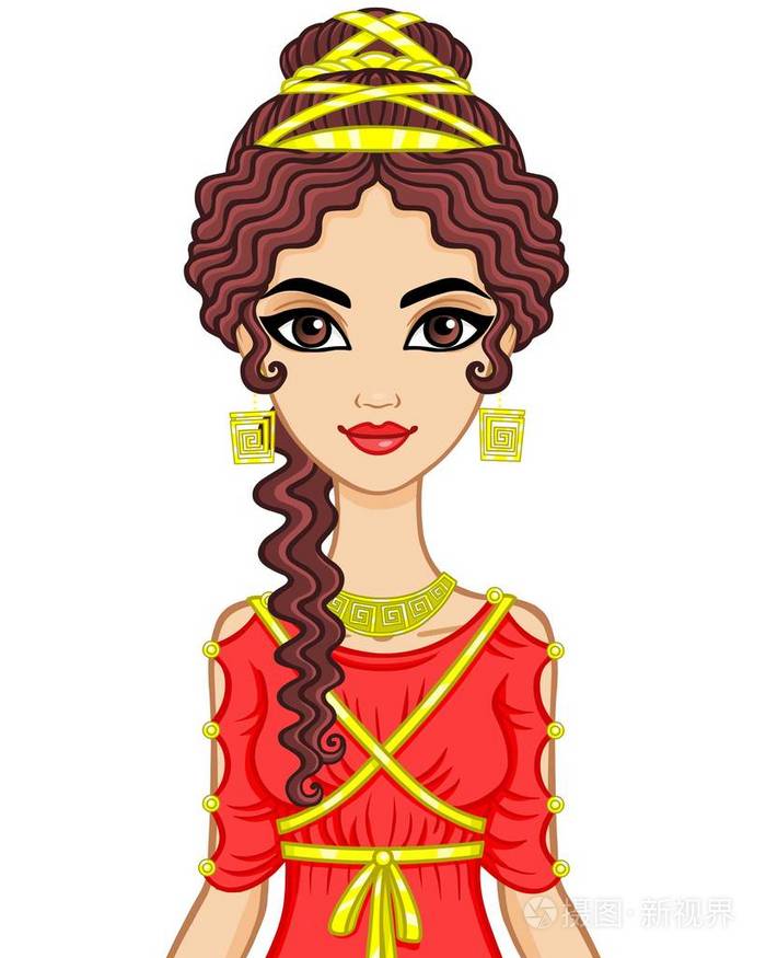 古代的服饰中动画女人的画像 程式化古希腊 古罗马 孤立在白色背景上的矢量图插画 正版商用图片0pvzyw 摄图新视界 古代的服饰中动画女人的画像 程式化古希腊 古罗马 孤立在白色背景上的矢量图插画 正版商用图片0pvzyw 摄图新视界