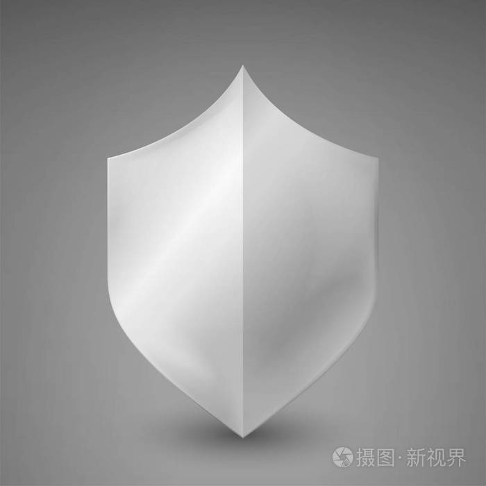 白色盾牌图标