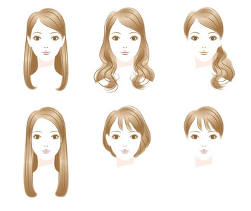 长长的头发.短头发照片