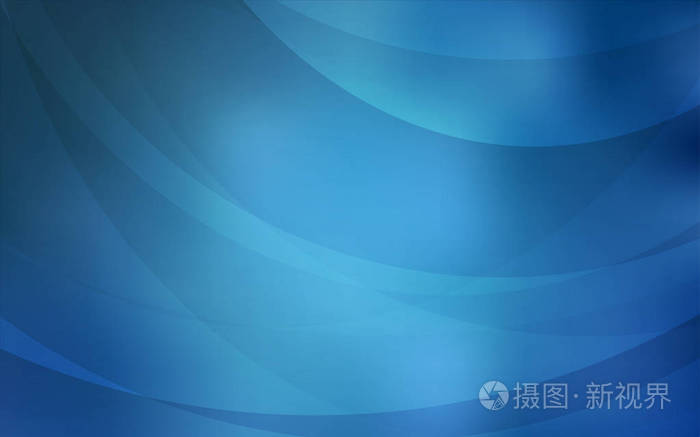 带弯曲丝带的浅蓝色矢量模板.闪亮的大理石风格的弯曲插图.