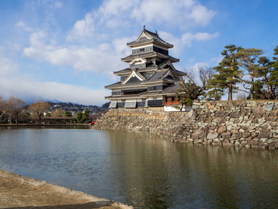 在夏天，松本市长野，日本松本城