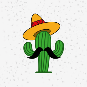 墨西哥文化图标设计