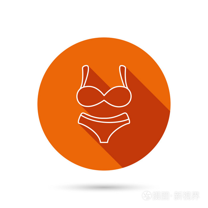 内衣图标女性内衣标志