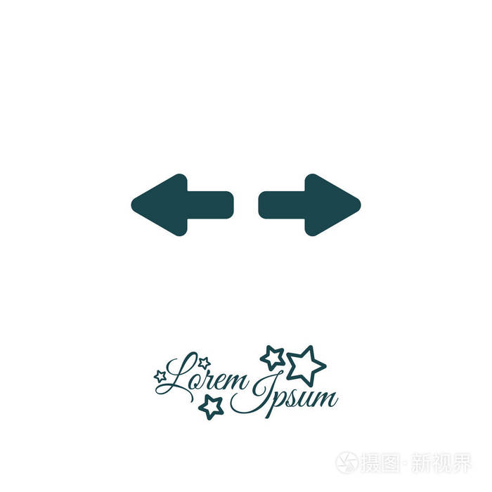 箭头右左的web图标