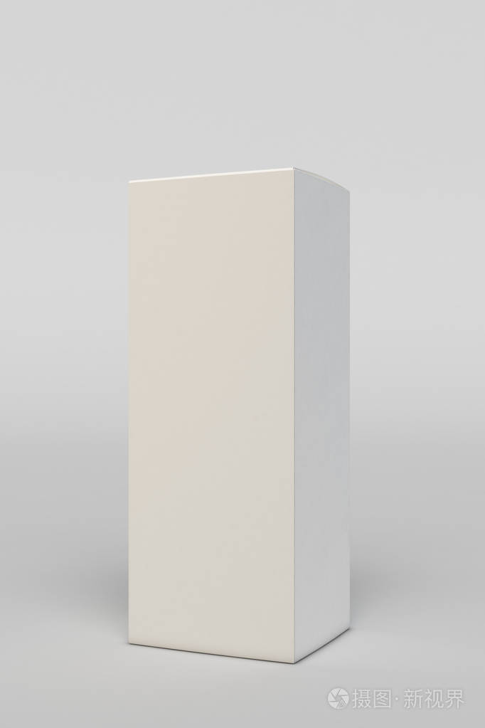 纸的白盒子模型模板.3d 图