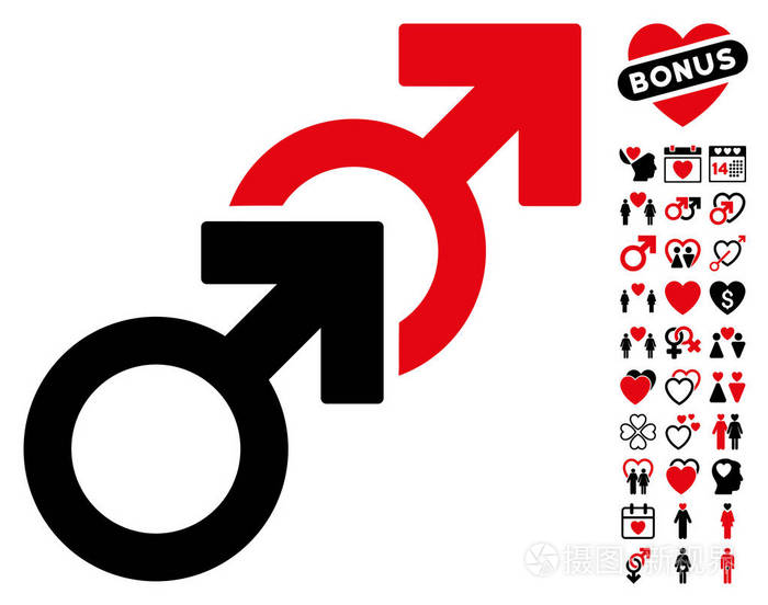 与约会奖金同性恋图标