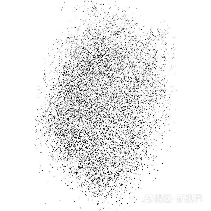 苦恼覆盖纹理.黑白垃圾设计元素.矢量插画, eps 10