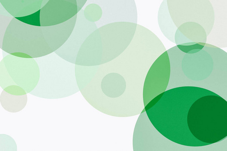 纹理抽象的简约绿色插图与圈子有用作为背景