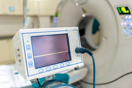 先进的磁共振成像扫描仪医疗设备在医院