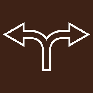 拆分箭头轮廓图片