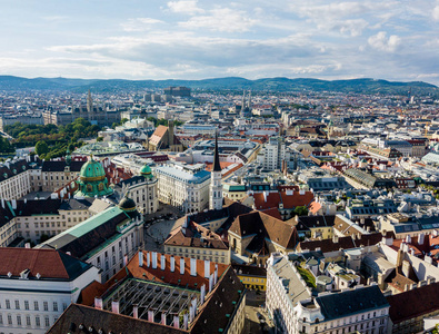维也纳的看法在奥地利从空气