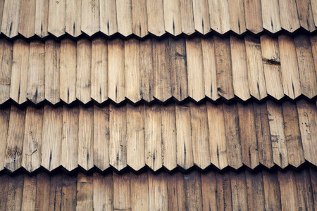 老传统木鹅卵石屋顶图案背景, 复制空间