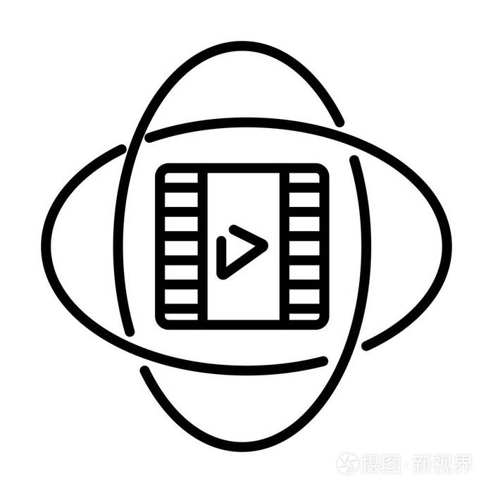 多媒体图标矢量插图插画-正版商用图片0py17e-摄图新视界
