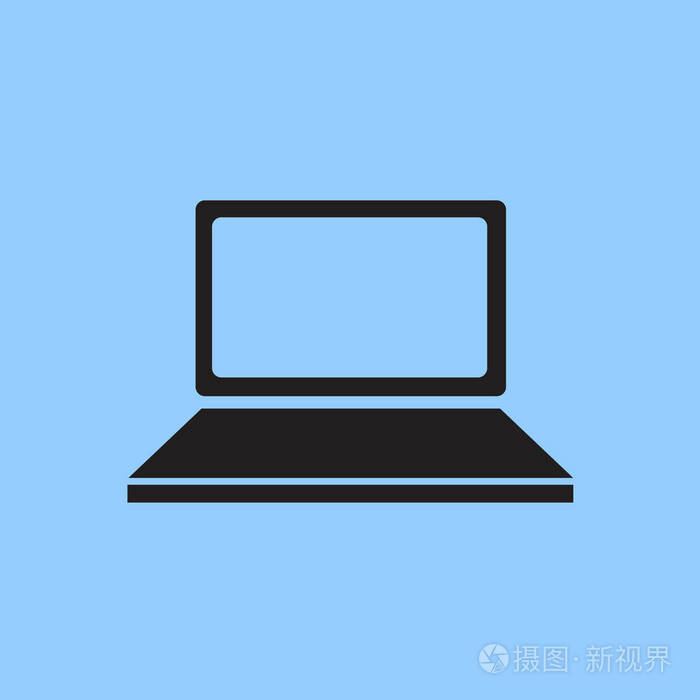 计算机矢量图标简单图示