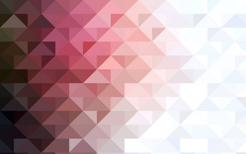 马可图片最帅浅粉色, 红色矢量三角形马赛克模板.