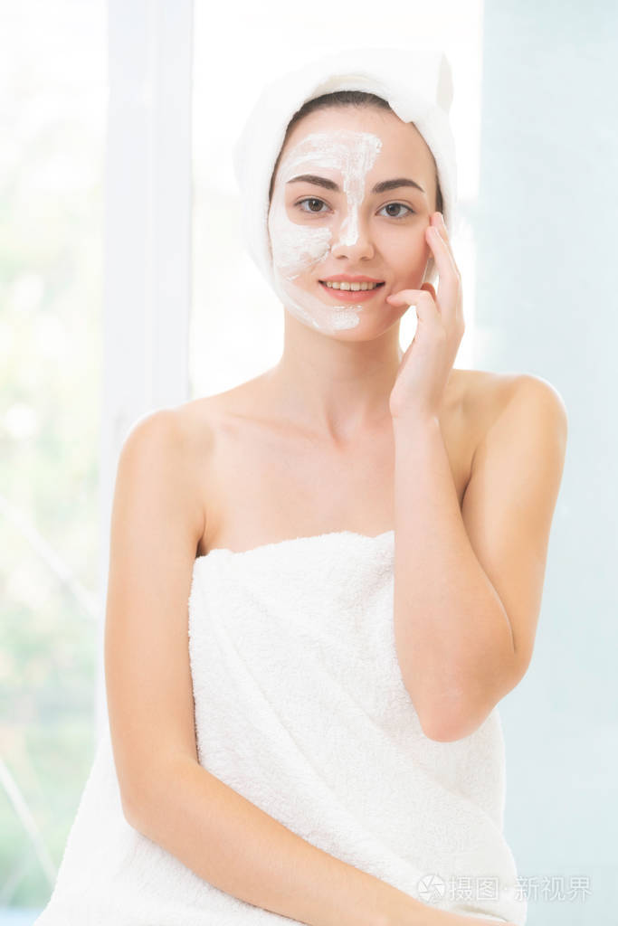 抗衰老, 面部皮肤护理和奢侈生活方式的概念