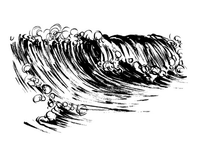 素描波图片