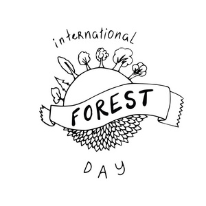 国际森林日卡图片